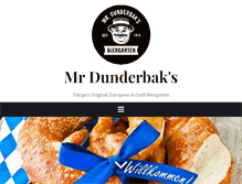 Tablet Screenshot of dunderbaks.com